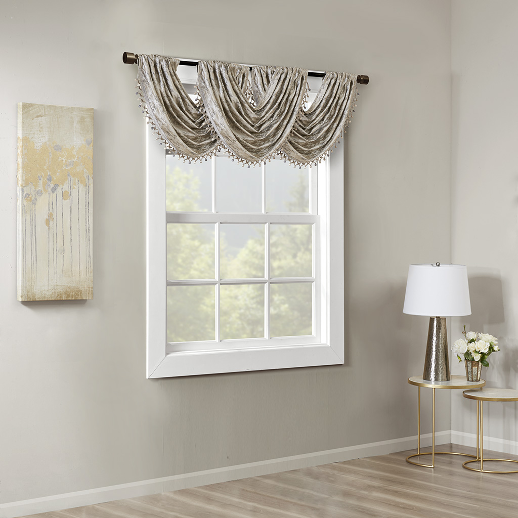 

SunSmart - Cassius Jacquard Valance - Charcoal - 46x38