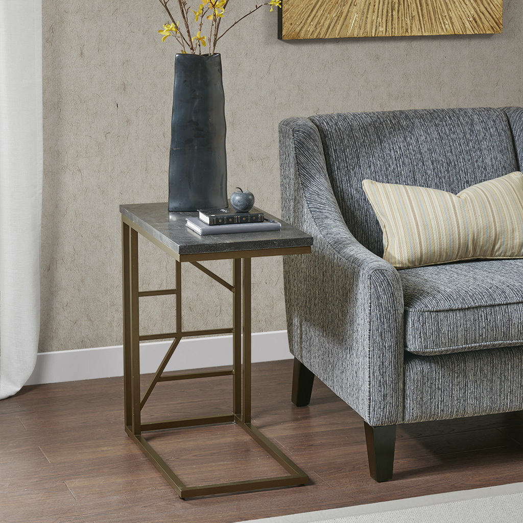 

Madison Park Signature - Doucet End Table - Bronze - See below