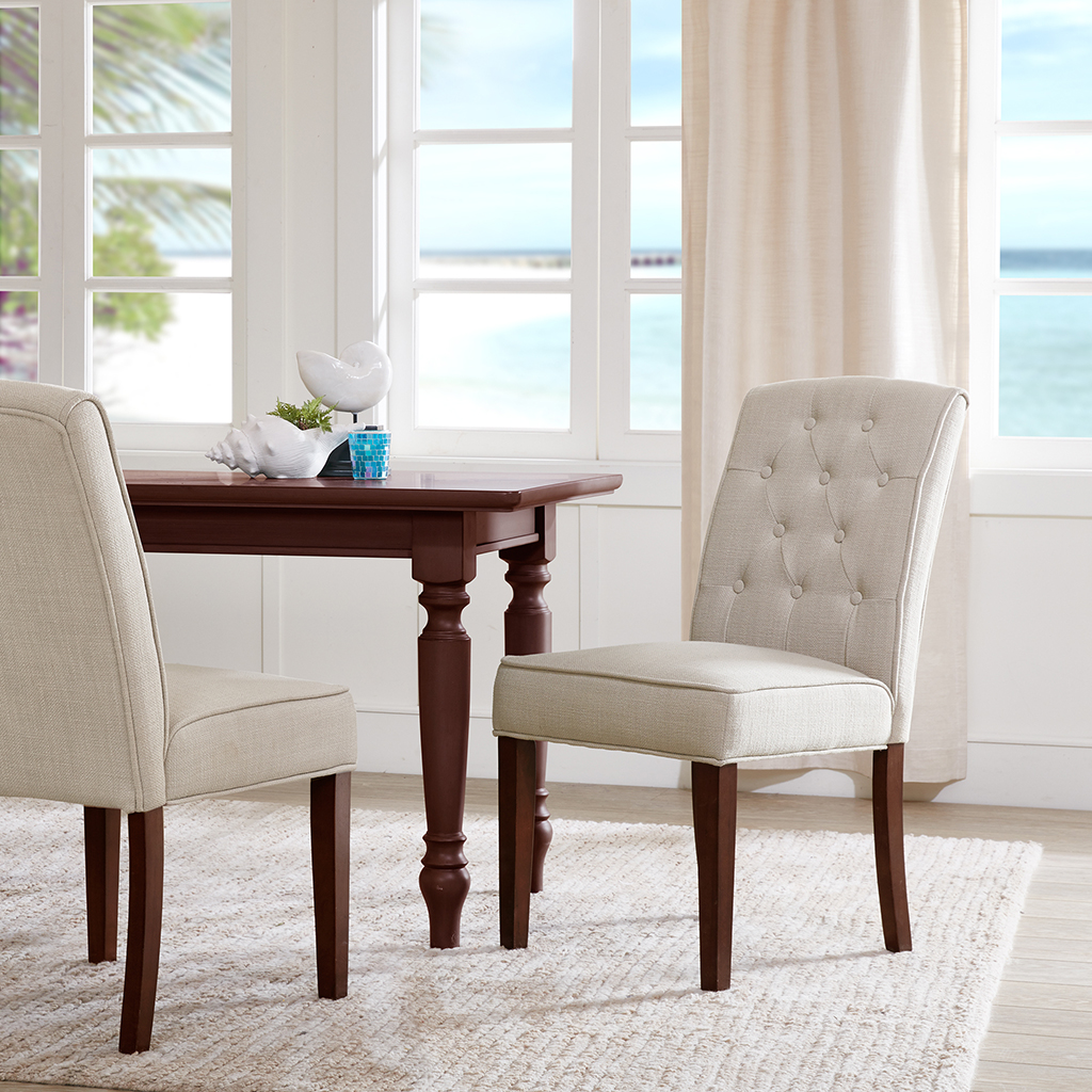 

Madison Park - Marian Tufted Dining Chair (Set of 2) - Tan - See below