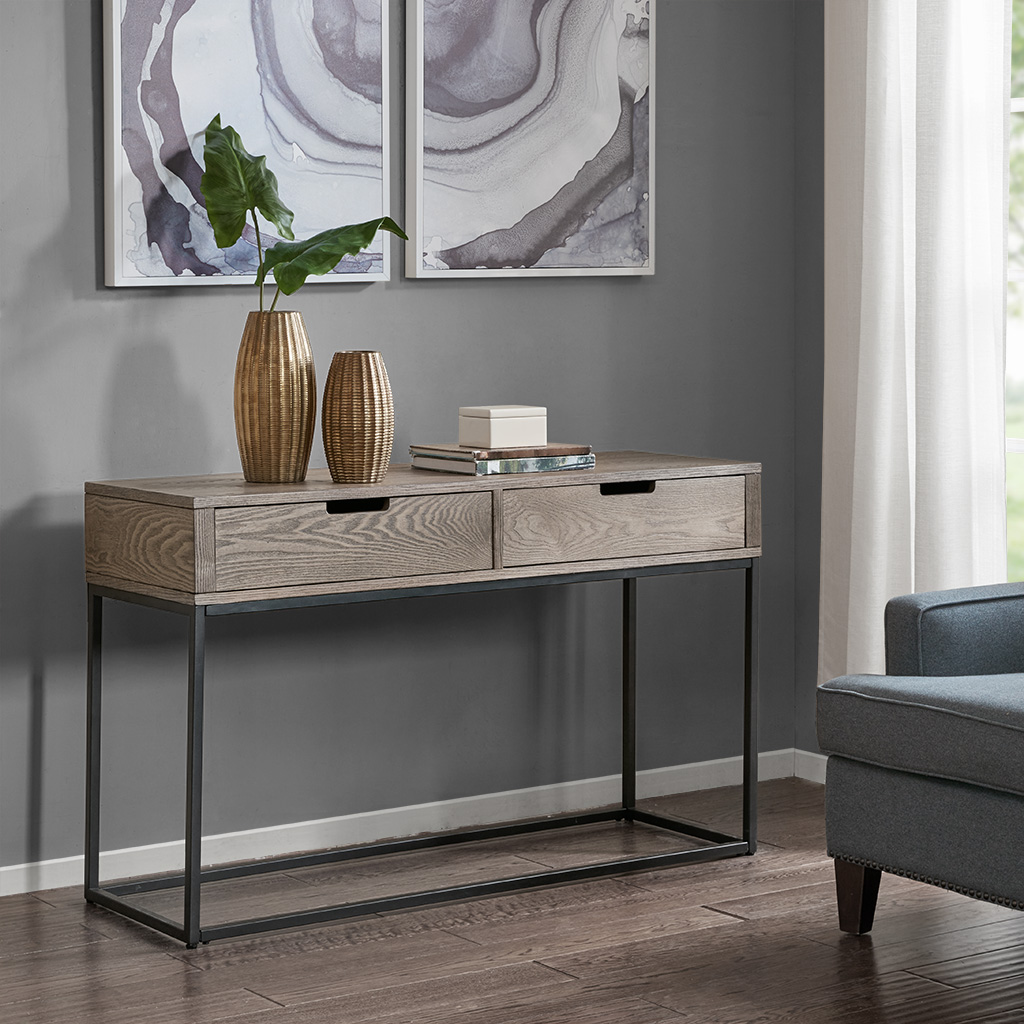 

Madison Park - Largo Console Table - Brown/Slate - See below