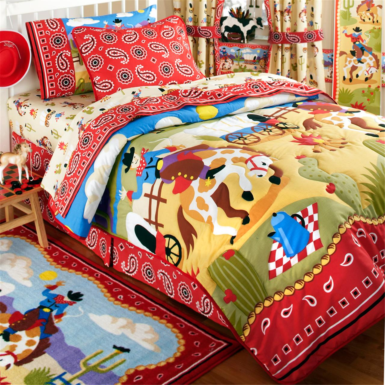 

Olive Kids - Ride 'Em Comforter Mini Set - Multi - Full/Queen