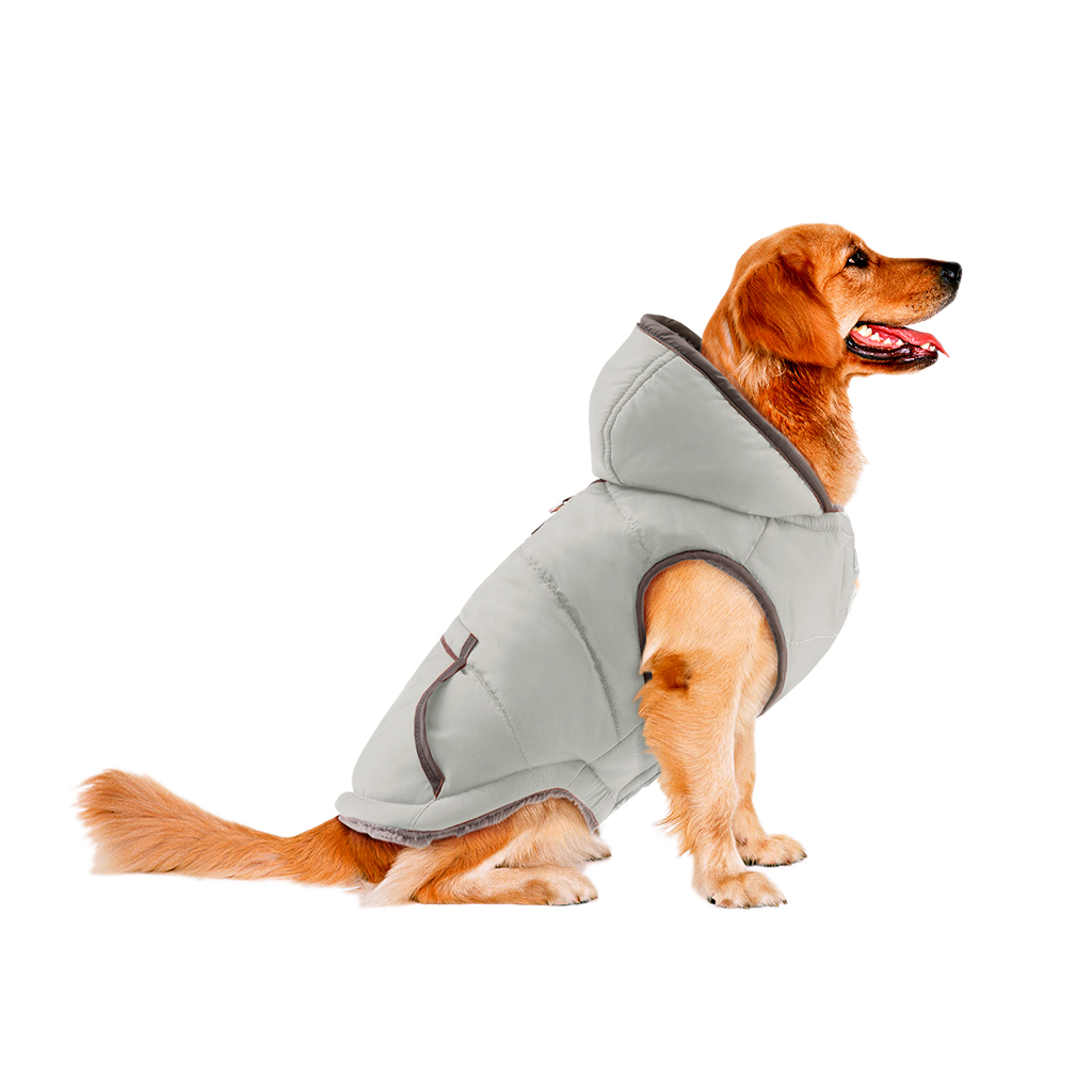 

Track & Tail - Buddy Hooded Pocket Jacket - Grey - See below