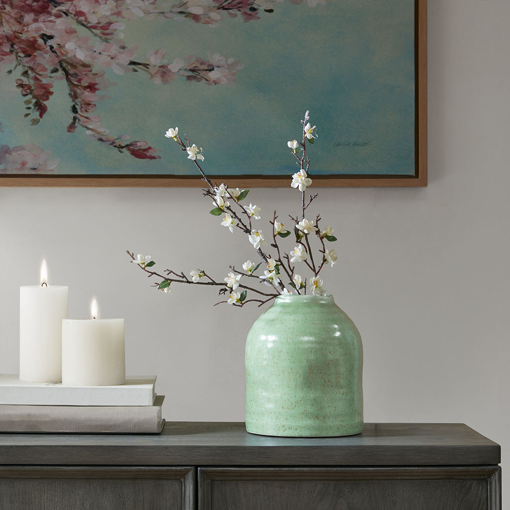 

Madison Park - Diablo Ceramic Vase - Teal - Small