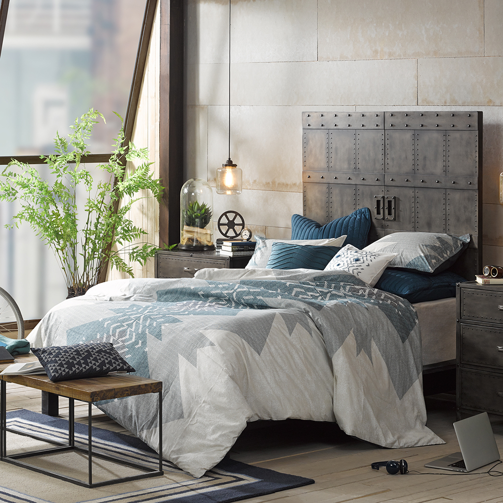

INK+IVY - Benicia Queen Headboard - Grey - Queen