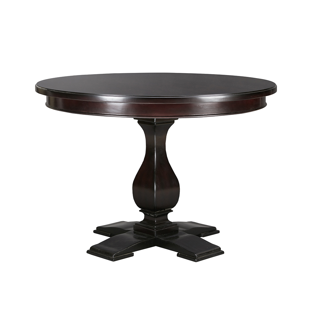 

Madison Park Signature - Madison Round Table - Ebony - See below