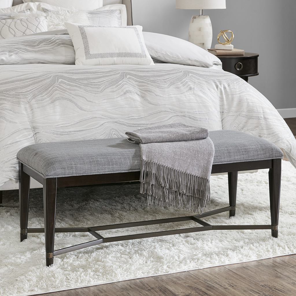 

Madison Park Signature - Burgess Bench - Grey - See below