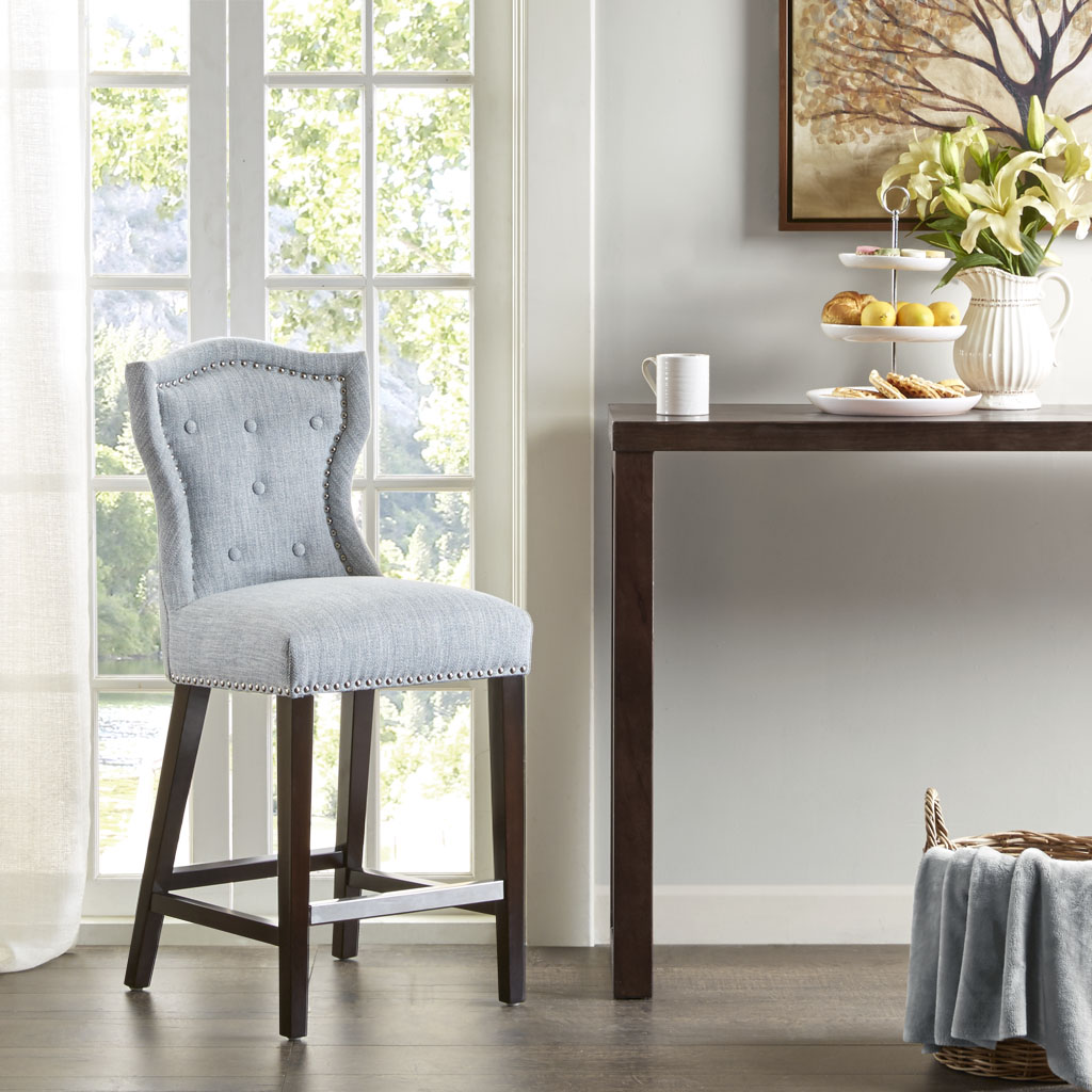 

Madison Park - Kellen Counter Stool - Light Blue - See below