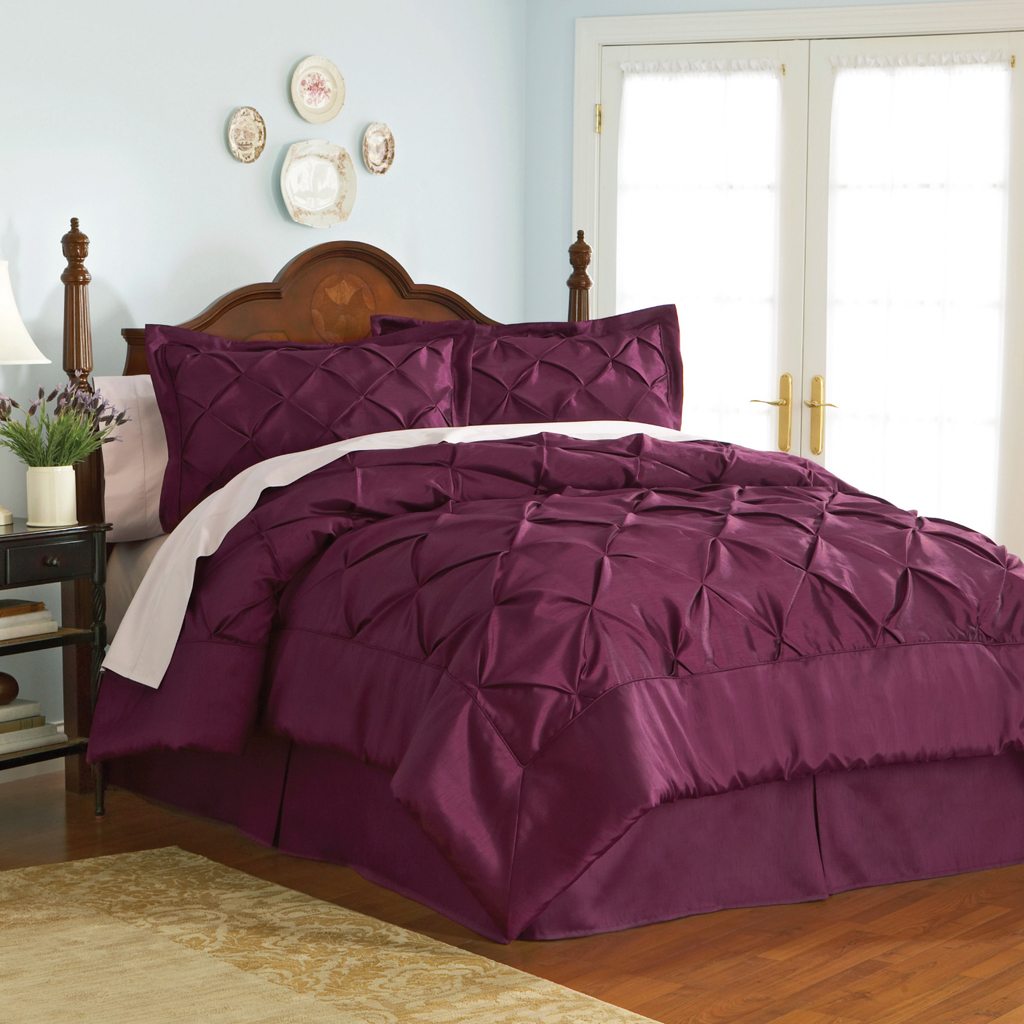 

Avenue 8 - Tufted Comforter Set - Purple - Queen