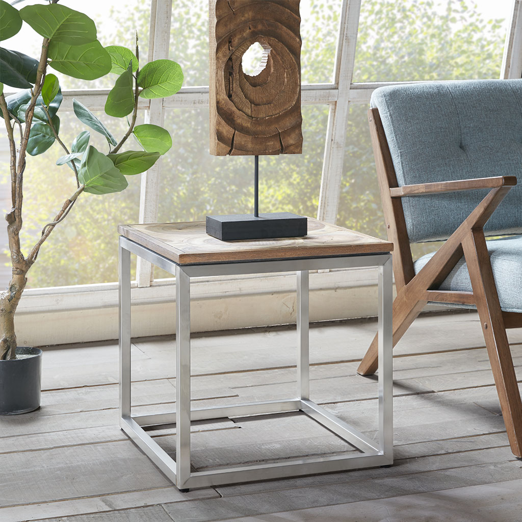

INK+IVY - Mendocino End Table - Brown - See below