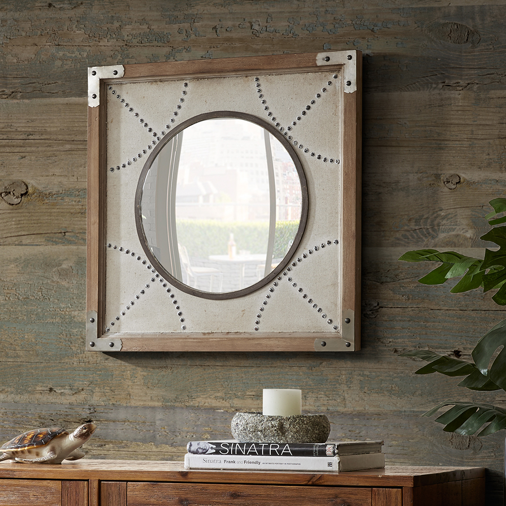

INK+IVY - Axel Decor Mirror - Gold - Diamond