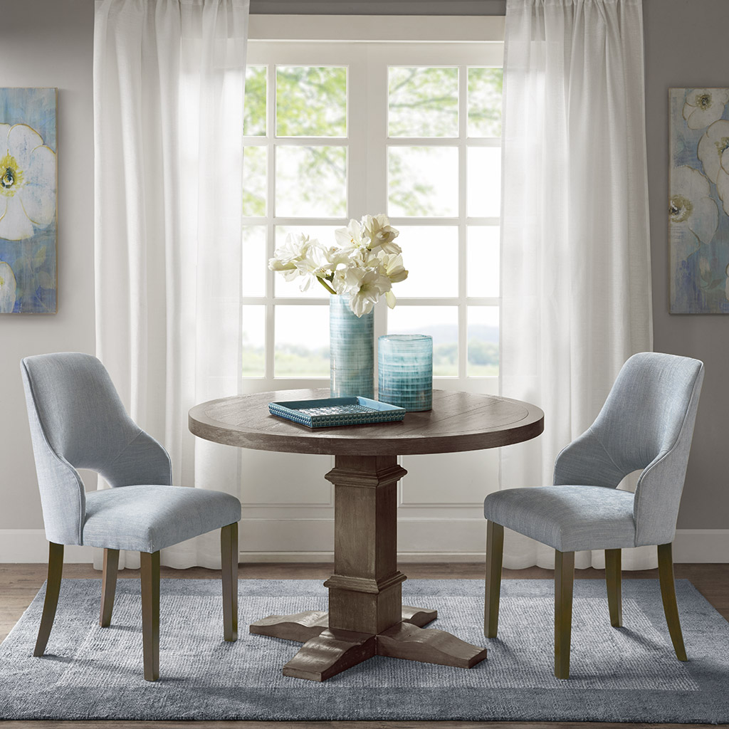 

Madison Park - Jillian Dinning Side Chair (set of 2) - Blue - See below