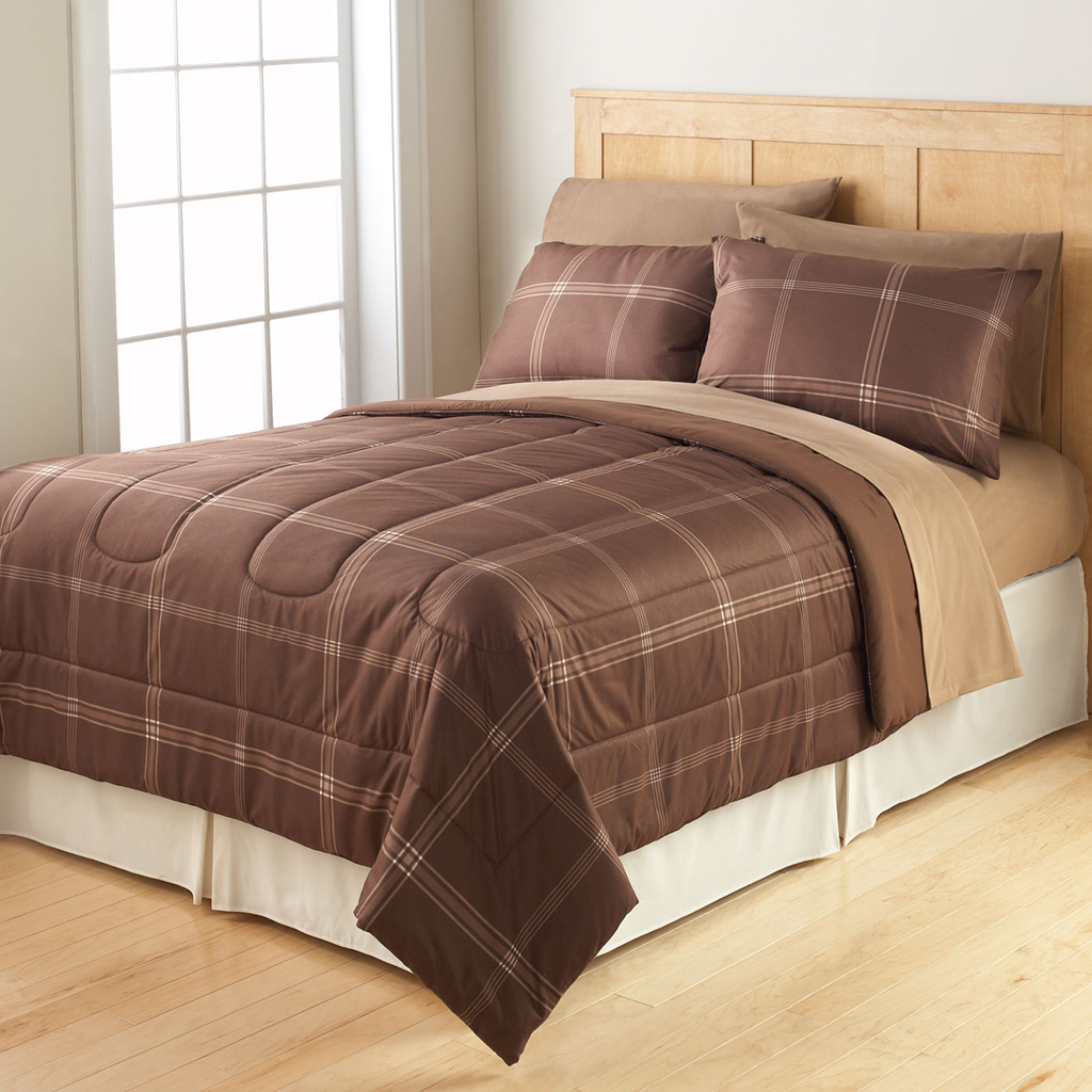 

Comfort Classics - MS Cozy Comforter Mini Set Comforter Mini Set - Brown - King