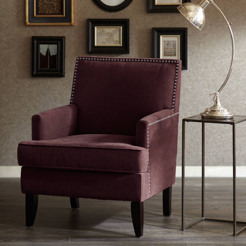 

Madison Park - Colton Track Arm Club Chair - Purple - See below
