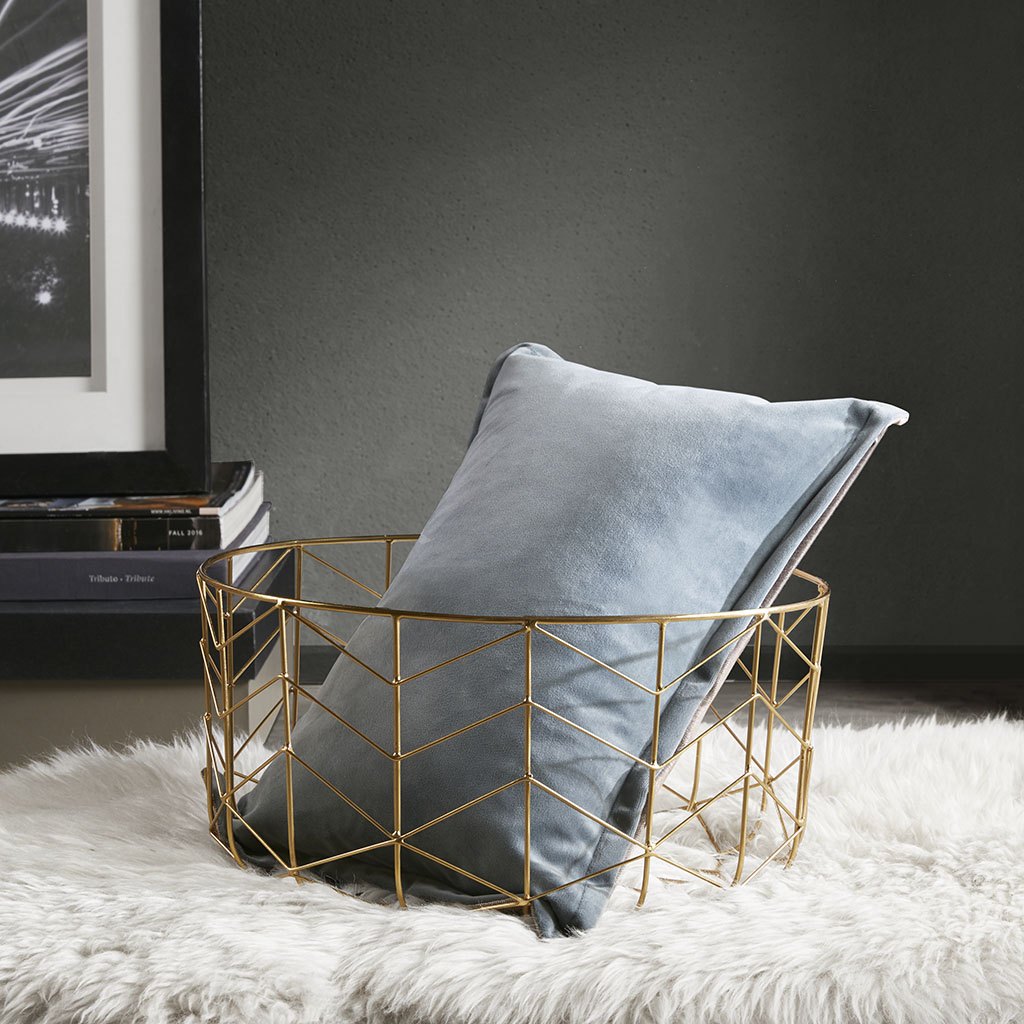 

Madison Park Signature - Manor Basket - Gold - See below