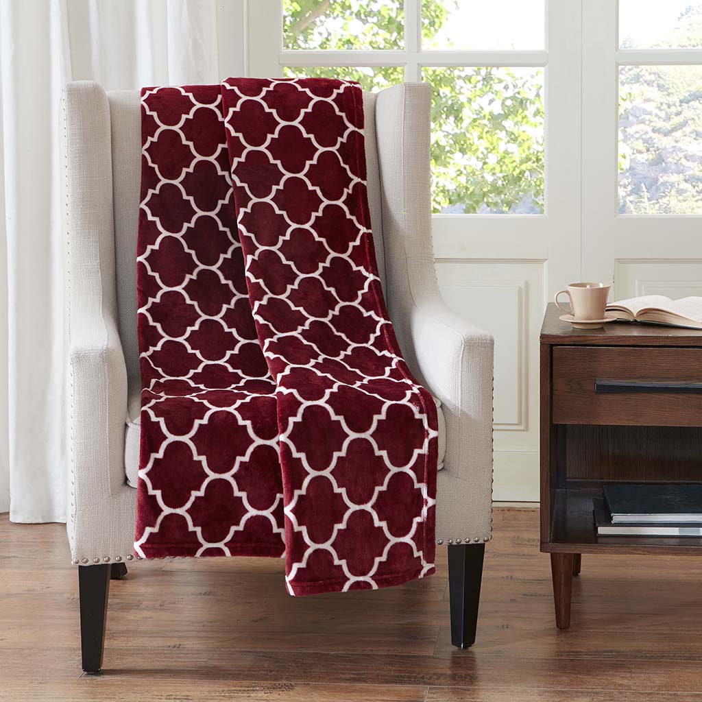 

Premier Comfort - Oversized Microlight Throw Throw - Red - 60x72