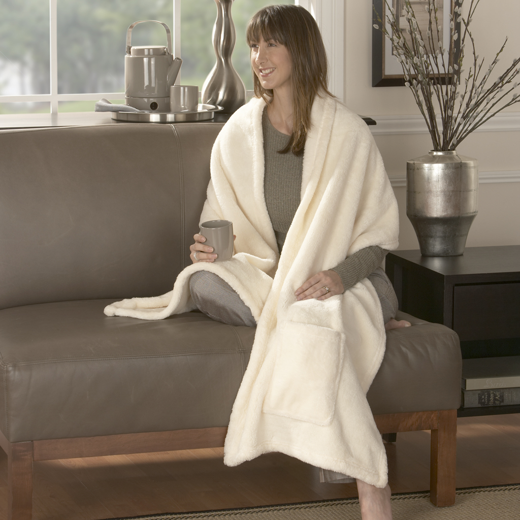 

Premier Comfort - Soloft Reader's Wrap Giftable-Reader's Wrap - Ivory - 22x88