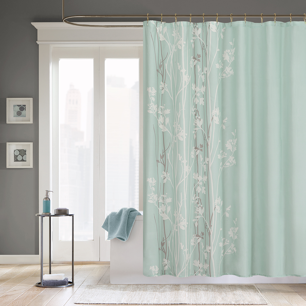 

Madison Park - Athena Shower Curtain - Green - 72x72