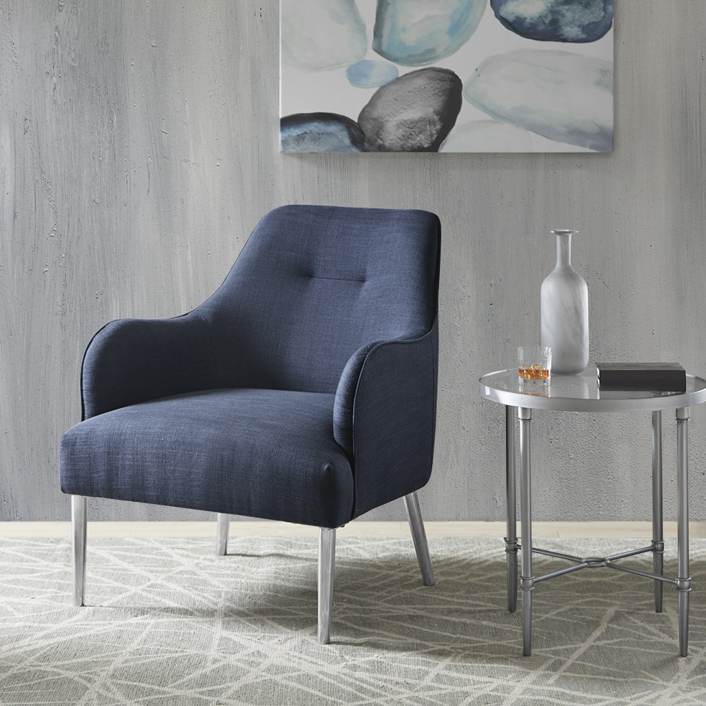 

Madison Park - Brookhaven Accent Chair - Blue - See below