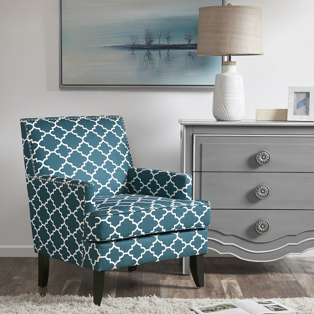 

Madison Park - Colton Track Arm Club Chair - Teal - See below