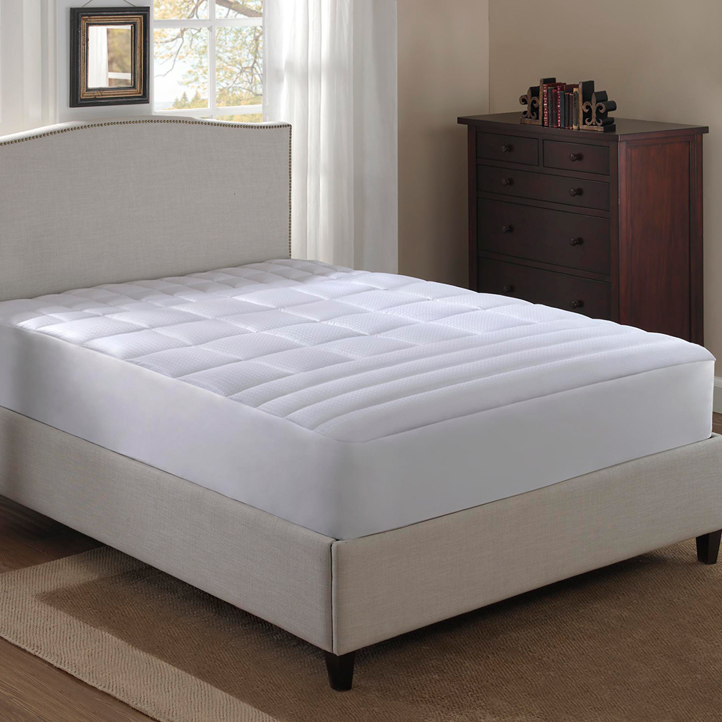 

Comfort Classics - Zoned/Body Tec Mattress Pad Mattress Pad - White - Full