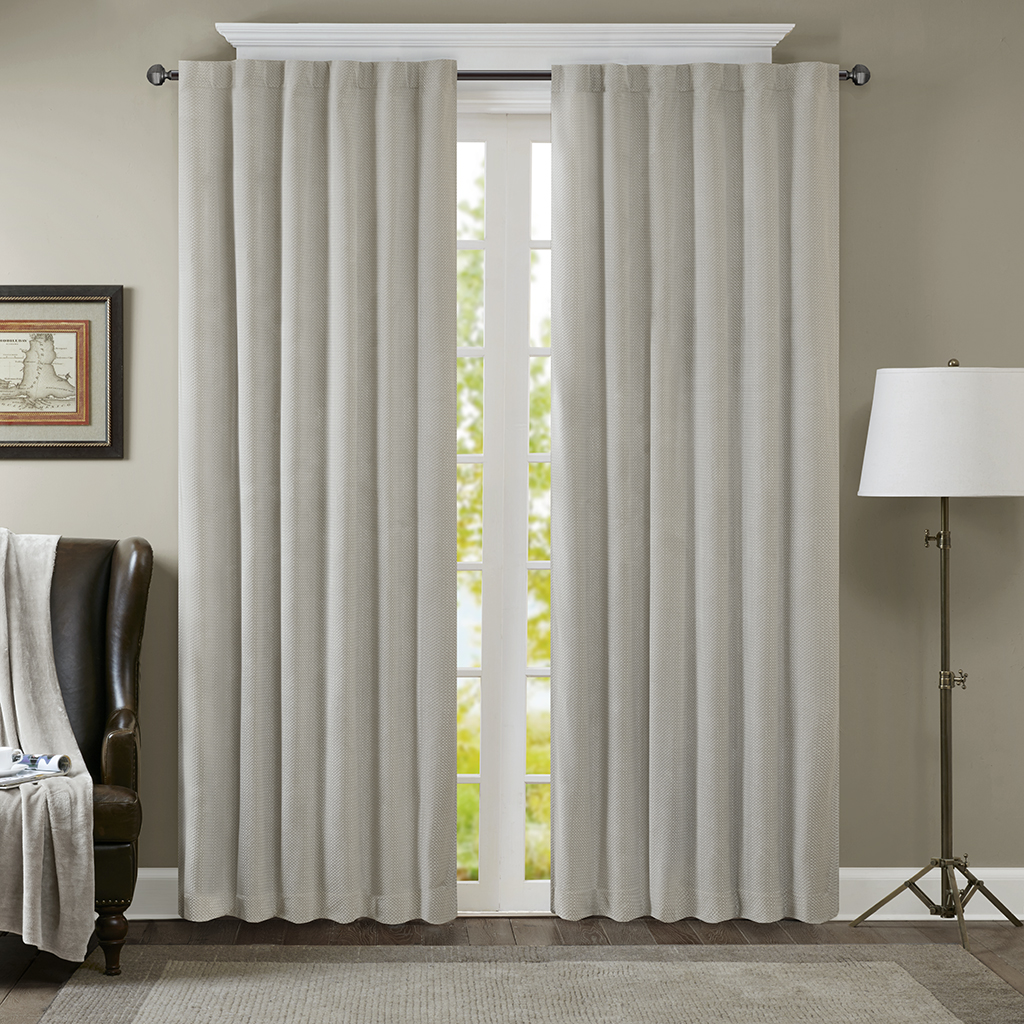

Madison Park Signature - Altamura Velour Window Panel - Ivory - 95" Panel