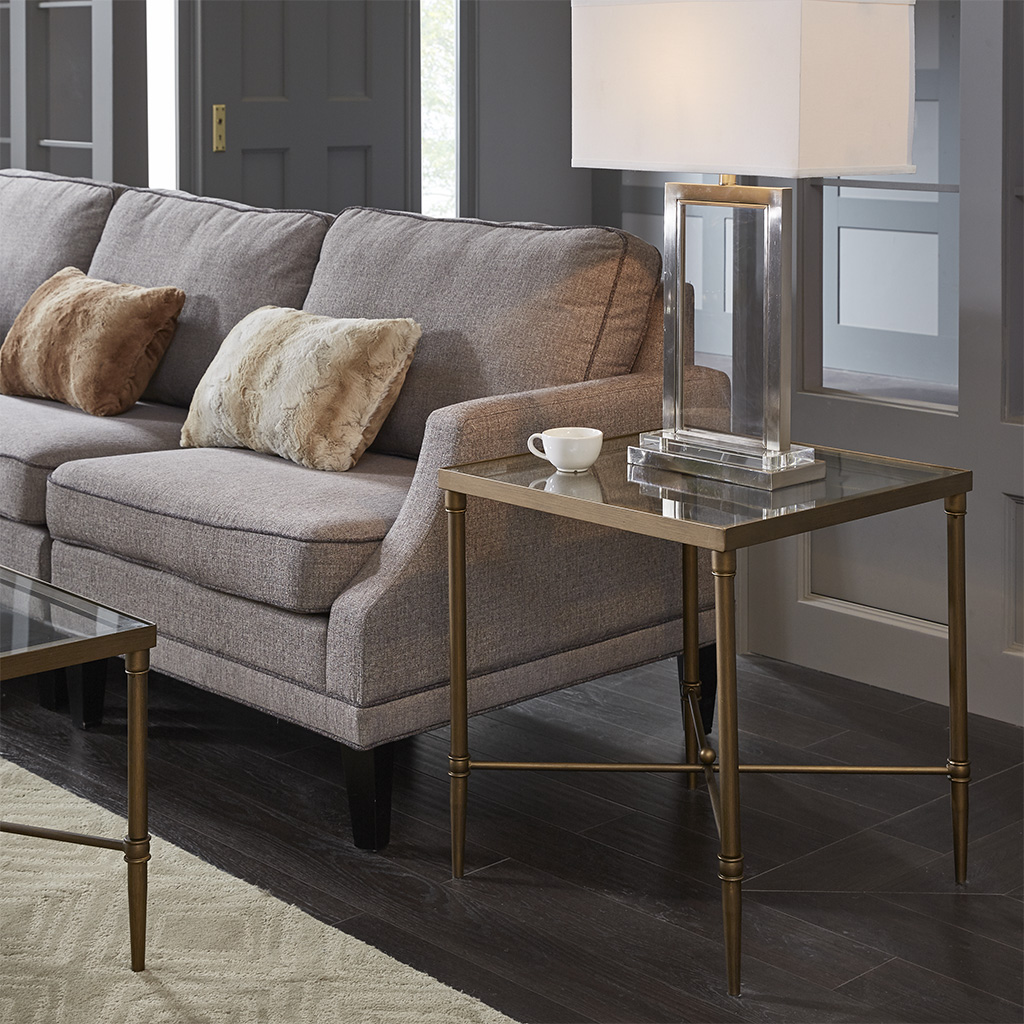 

Madison Park Signature - Porter End Table - Bronze - See below