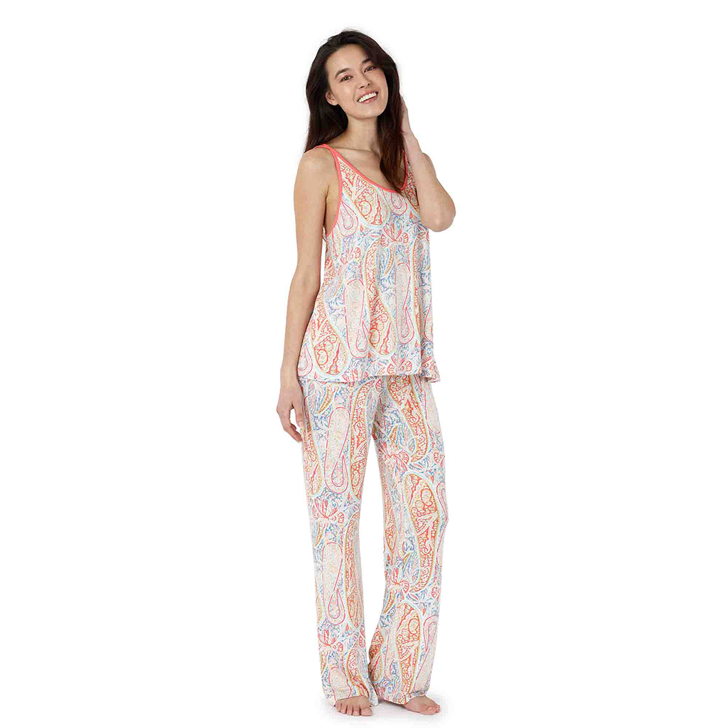 

Echo Design - Sambuca Drawstring Sleep Pant - Coral - Medium