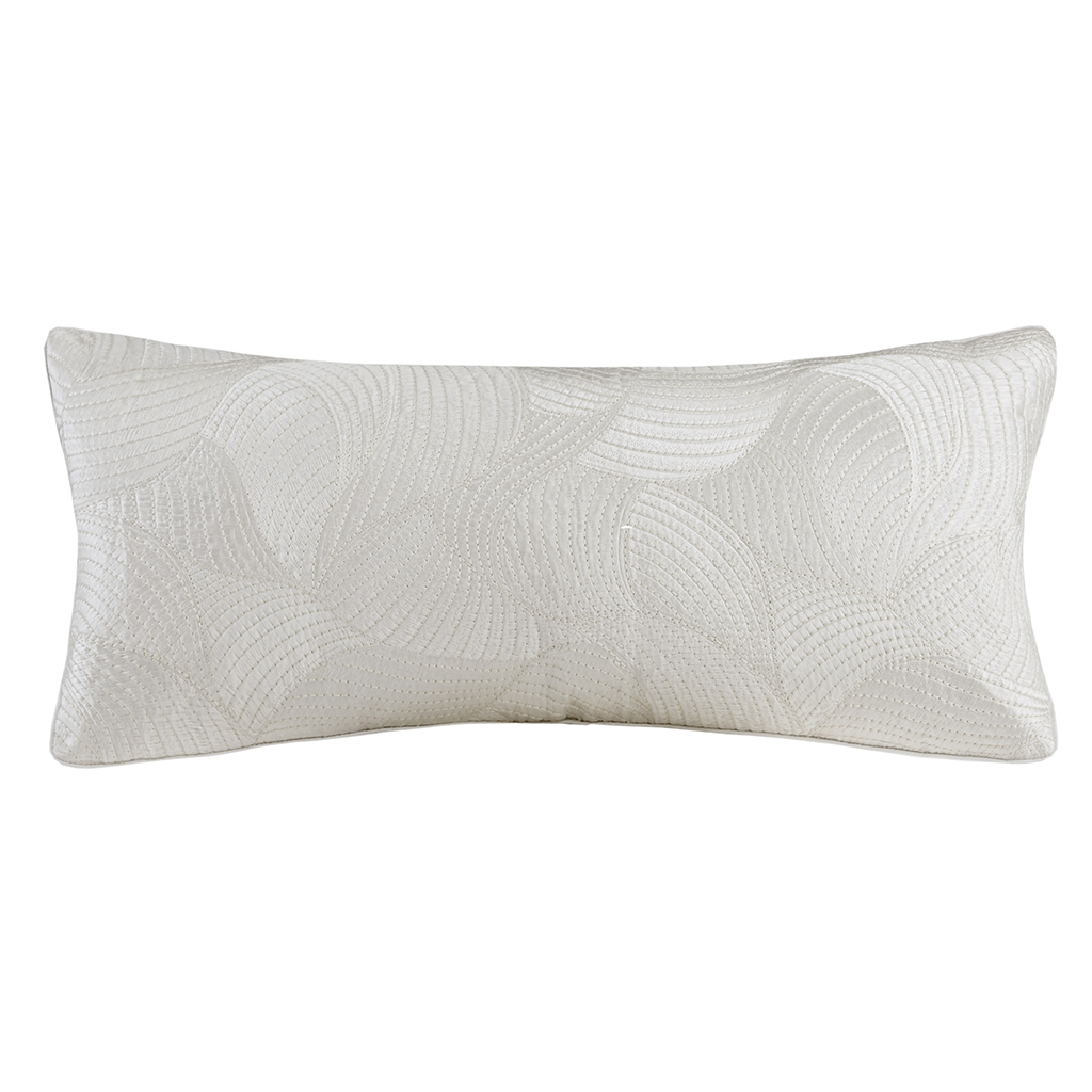 

Natori - Origami Mum Oblong Pillow - White - 10x22