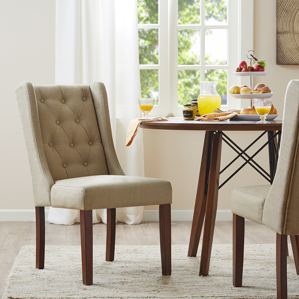 

Madison Park - Cleo Dining Chair (Set of 2) - Cream - See below