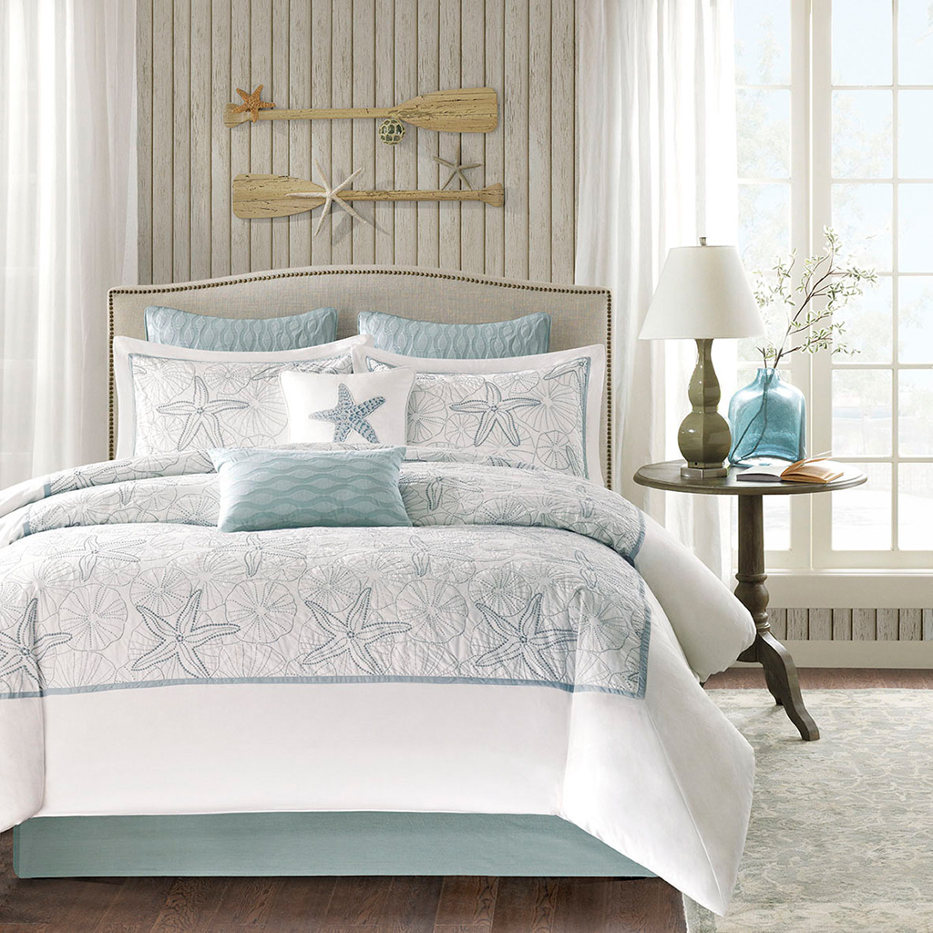 

Harbor House - Maya Bay Comforter Set - White - Queen