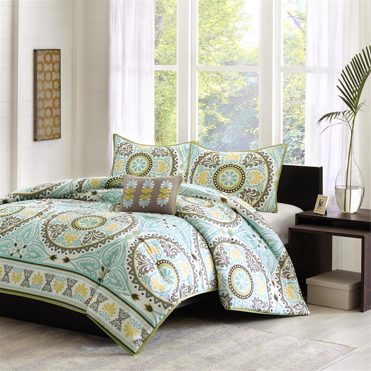 

Mi Zone - Suri Comforter Set - Blue - Twin/Twin XL