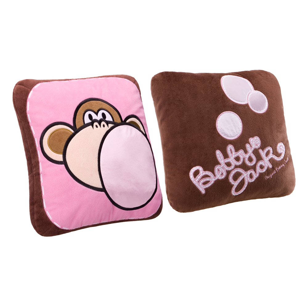 

Bobby Jack - Burst My Bubble Square Pillow - Pink - 16x16''