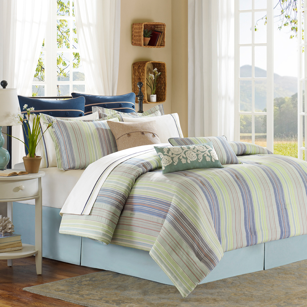 

Harbor House - Morrison Multi Piece Comforter Set - Multi - King