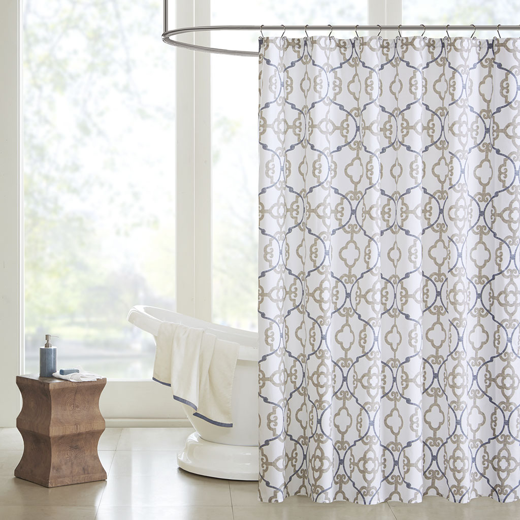 

Madison Park Pure - Sophie Shower Curtain - Multi - 72x72