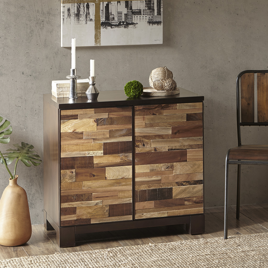 

INK+IVY - Tavarua Two Door Accent Chest - Brown - See below