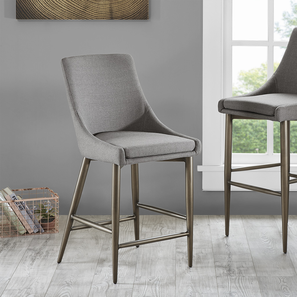 

Madison Park - Layla Counter Stool - Grey - See below
