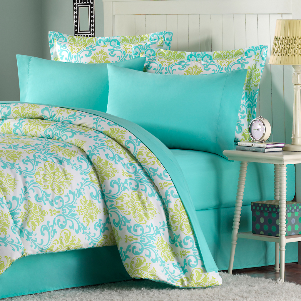 

Mi Zone - Paige Sheet Set - Green - Full