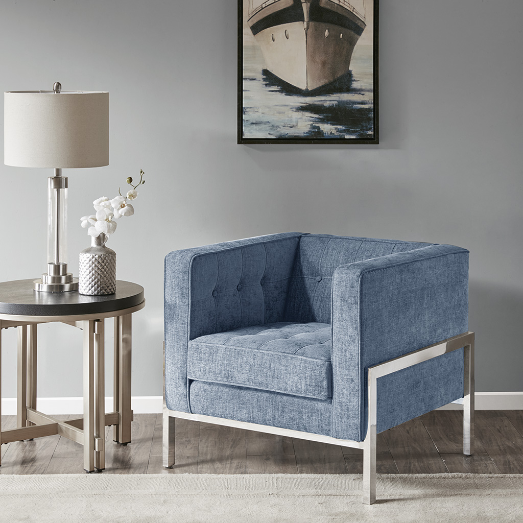 

Madison Park - Jarvis Accent Chair - Blue - See below