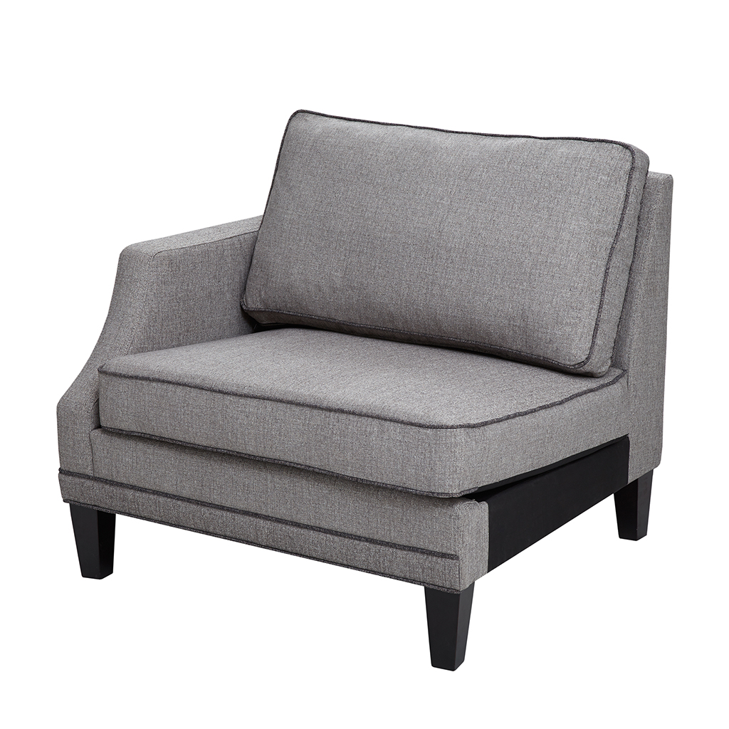 

Madison Park Signature - Gordon Modular Sofa Left Arm - Grey - See below