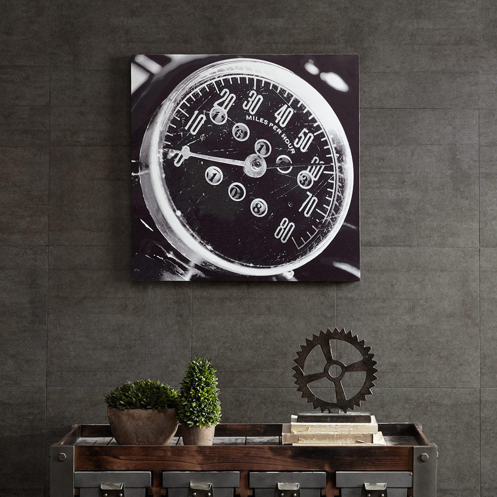 

INK+IVY - Speedometer MDF Box - Grey - See below