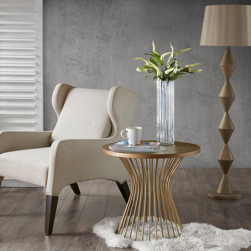 

INK+IVY - Mercer End Table - Bronze - See below