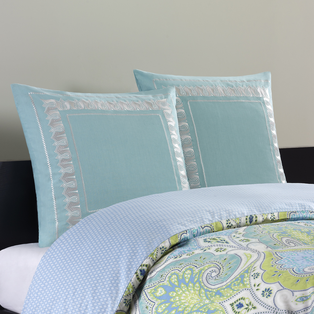 

Echo Design - Sardinia Euro Sham - Green - Euro Sham