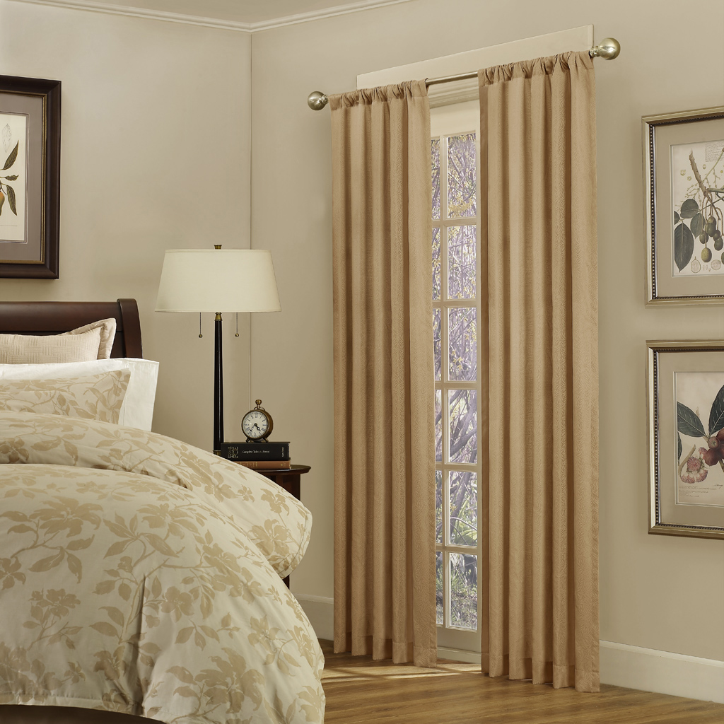 

Madison Park - Beaufort Window Curtain - Taupe - 84" Panel