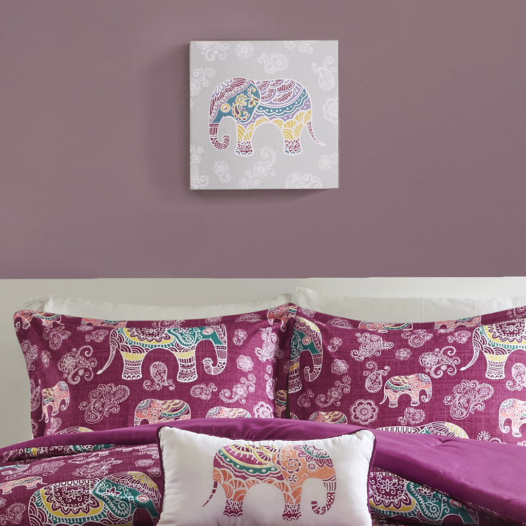

Mi Zone - Elly the Elephant Gel Coated Canvas - Multi - See below
