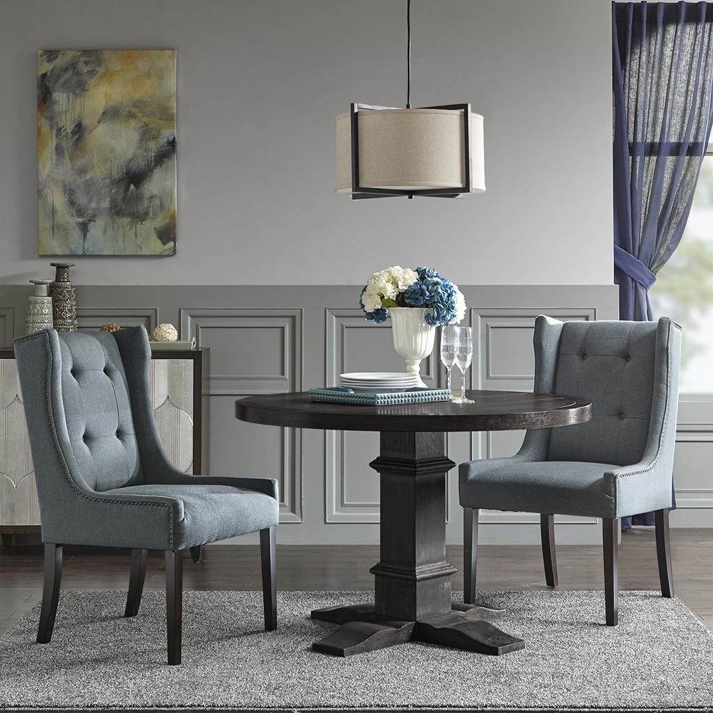 

Madison Park - Nikki Dining Side Chair - Blue - See below