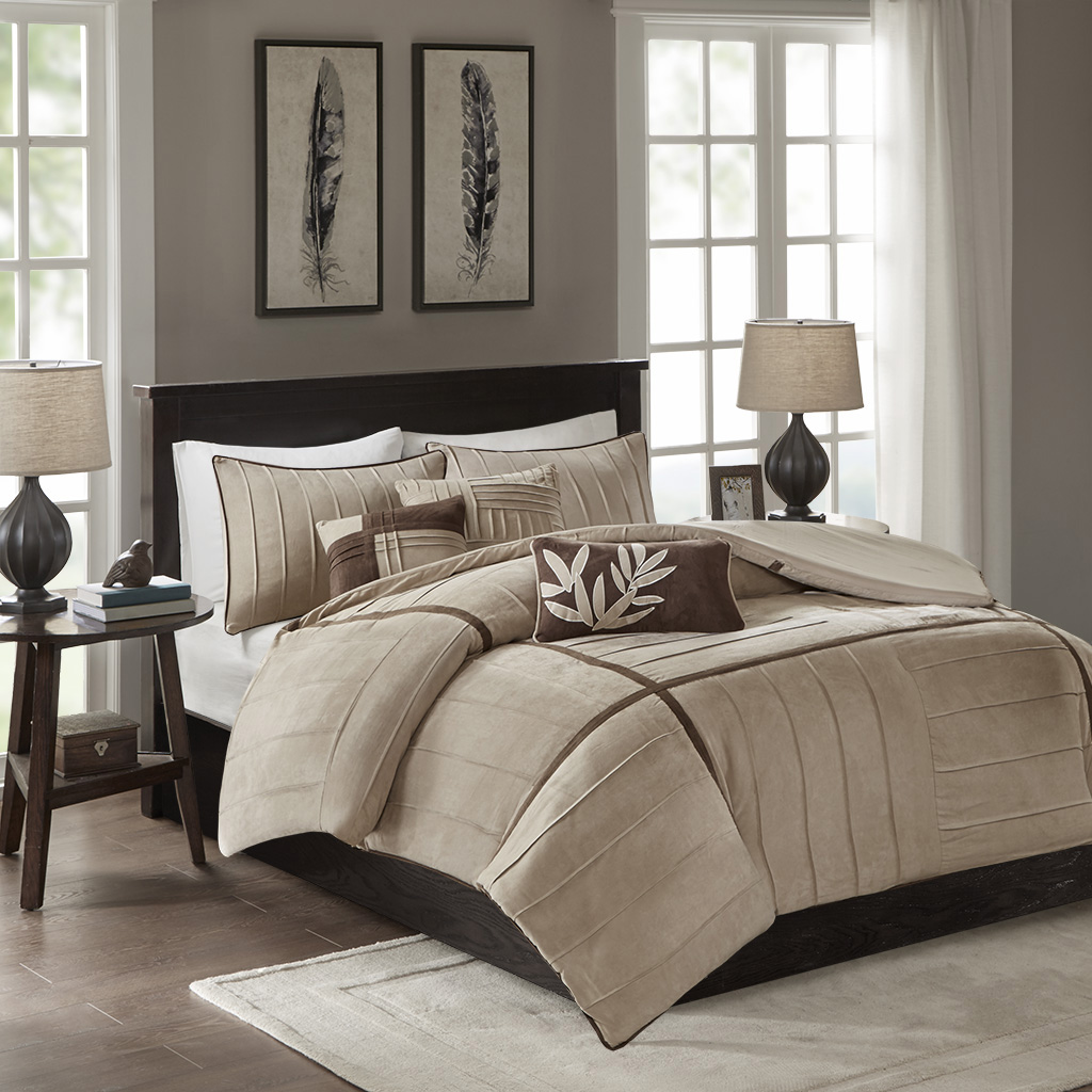 

Madison Park - Dune 6 Piece Duvet Cover Set - Beige - Queen