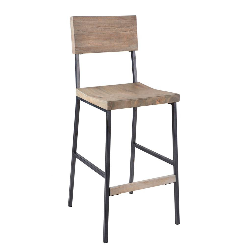 

INK+IVY - Tacoma 30" Barstool - Grey - See below