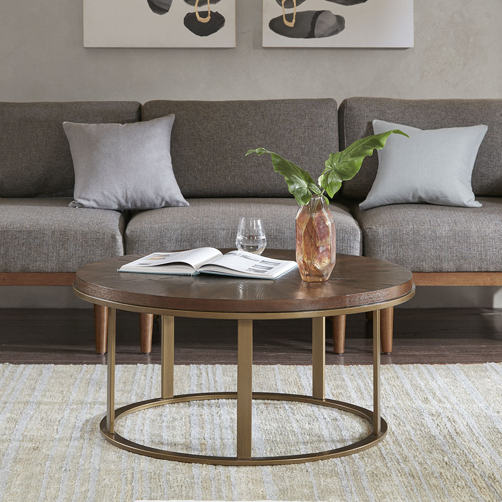 

INK+IVY - Stephan Coffee Table - Brown - See below