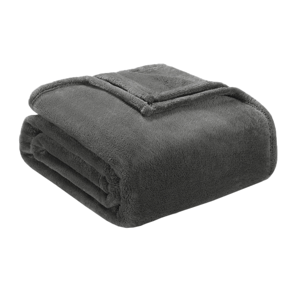 

Comfort Classics - Pinzon Knitted MicroTec Blanket - Grey - King