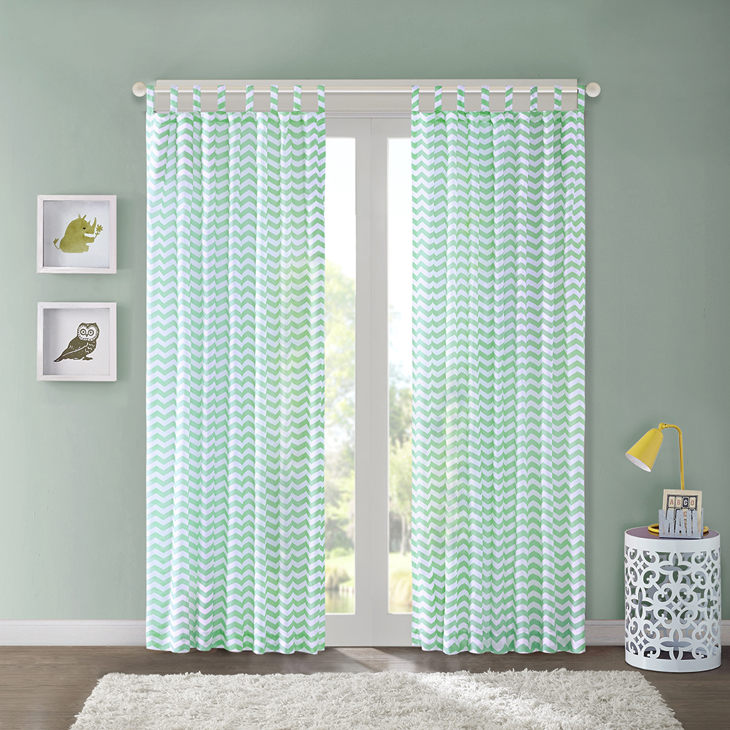 

Intelligent Design - Aya Window Curtain Panel - Mint - 50x84